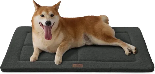 Miniatura 11 de Cama reversible para perros grandes, lavable y antideslizante, alfombra para mascotas, espuma de alta densidad y forro polar suave