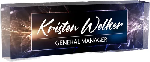 Miniatura 22 de Placa de nombre personalizada para escritorio de oficina, placas de nombre personalizadas para escritorios, placa de identificación personalizada