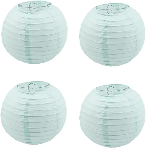 Miniatura 18 de 4 linternas de papel redondas para lámpara de papel, linternas de papel chinas, japonesas para colgar, para boda, cumpleaños, hogar, fiesta, Negro