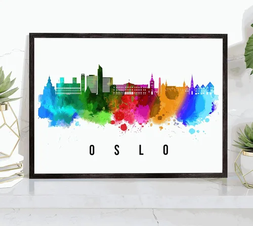 Miniatura 32 de Póster de Kazan Skyline Russia, pintura de paisaje urbano de Kazán, póster de Rusia, impresión de paisaje urbano de Kazán y monumentos, arte
