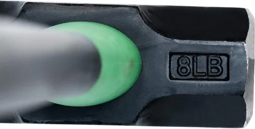 Miniatura 2 de Martillo y mazo de Hooyman con construcción resistente, mango ergonómico antideslizante con empuñadura en H, núcleo de fibra de vidrio, acero