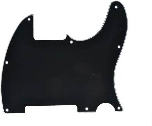 Miniatura 7 de KAISH Golpeador de 8 agujeros, liso, para guitarra Telecaster Esquire, perla de abulón