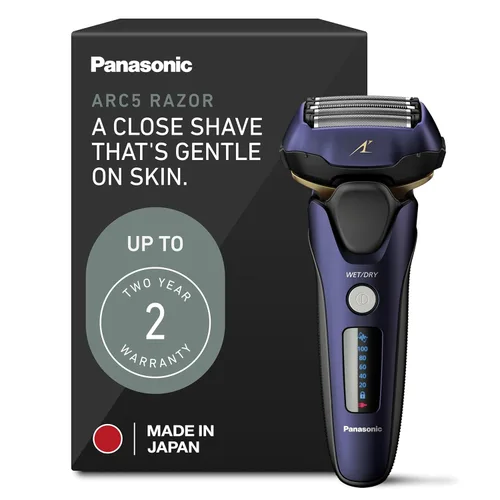 Miniatura 15 de Afeitadora eléctrica Panasonic ARC5 para hombres con recortadora emergente, maquinilla de afeitar húmeda/seca de 5 hojas, afeitadoras eléctricas