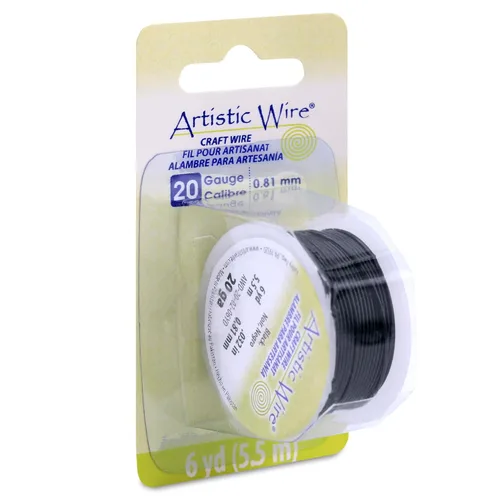 Miniatura 54 de Artistic Wire Alambre de Cobre Coloreado Plateado en Plata Resistente al Deslustre para Manualidades y Envolver Joyería, Resistente al Deslustre