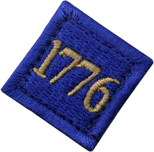 Miniatura 3 de 1776 American Independence Emblem Tactical USA Moral Bordado Apliques Sujetador Gancho & Loop Patch - Azul