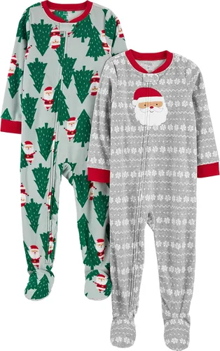 Miniatura 18 de Simple Joys by Carter's Pijamas de forro polar con pies resistentes al fuego para niños