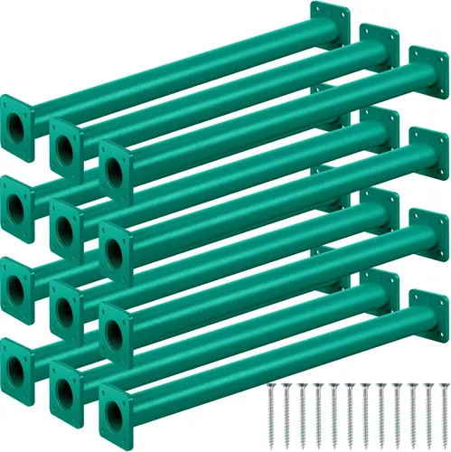 Miniatura 9 de Dunzy Paquete de 12 Barras para Monkey Bars Accesorios para Columpios Varillas Peldaños de Escalera para Juegos Kit de Herrajes Barras de Mono