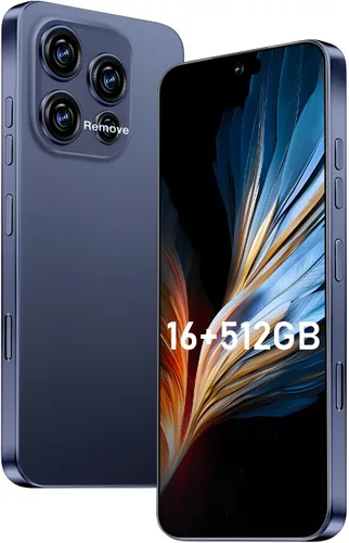 OEJBK 16PROMA X Smartphone Nueva Actualización 16GB+512GB/Pantalla de 6.99" Cámara Zoom 68+108MP, Acabado de Vidrio Templado, 7000mAh Android 14