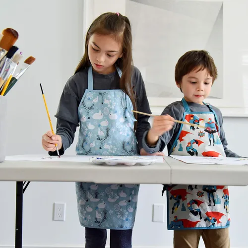 Miniatura 6 de Urban Infant Delantal Pequeño Ayudante para Niños - Delantal para Cocinar, Arte y Jardinería Infantil - Gran Regalo para Niños Pequeños y Niñas