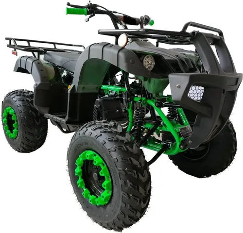 Miniatura 7 de HHH ATV Quad de 4 ruedas para adultos, de 200 cc, cuatrimoto, tamaño completo, para jóvenes, ATV para jóvenes y grandes (negro)