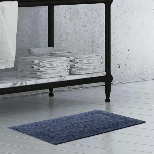 Miniatura 12 de French Connection Stonewash - Alfombra de baño de mezcla de algodón, 20 x 34 pulgadas, color marfil