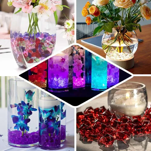 Miniatura 4 de Efavormart - 400 piezas de jarrón de cristal acrílico transparente para decoración de mesa para banquetes, eventos, decoraciones de fiesta