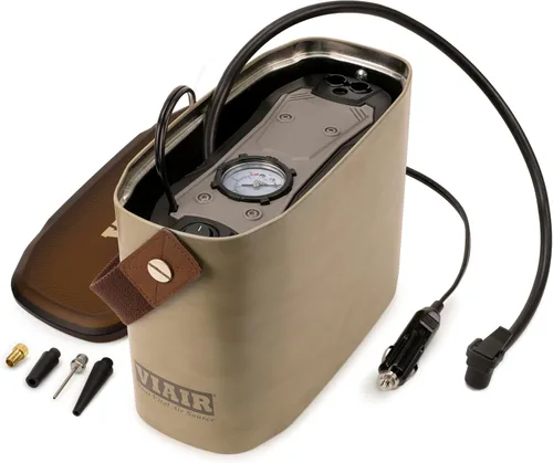 VIAIR Kit de compresor de puerto de encendedor Cig portátil 75P, inflador/bomba de neumáticos, 12 voltios (12 V), 50 PSI, para neumáticos de