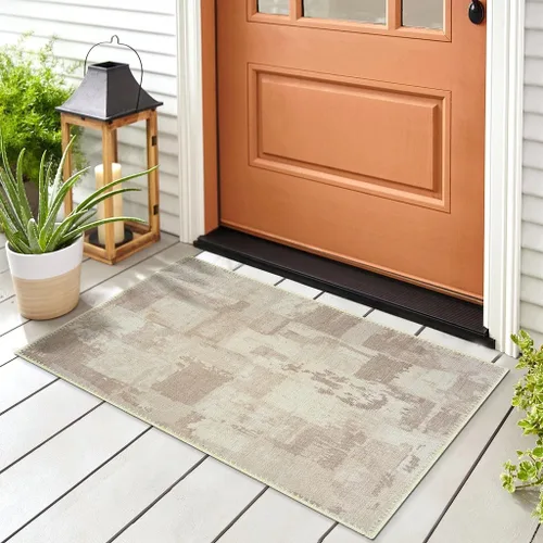 Miniatura 86 de GLN Rugs Bohemian Collection - Alfombra de felpilla lavable a máquina, bohemio vintage, antideslizante, alfombra de felpilla de pelo bajo, alfombra