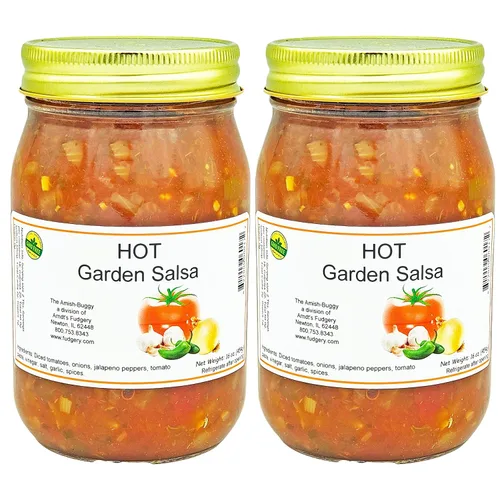 Miniatura 29 de Arndts Fudgery Amish Made Salsa Tarros de 2-16 onzas (manzana mediana)