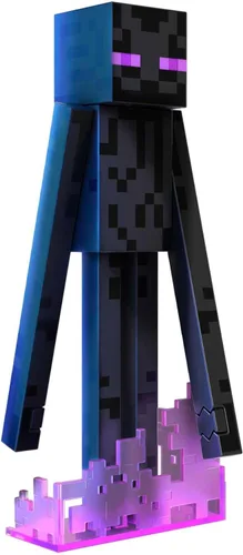 Miniatura 8 de Mattel Minecraft Diamond Level Creeper Figura de acción y accesorios fundidos a presión, juguete coleccionable inspirado en los videojuegos, escala