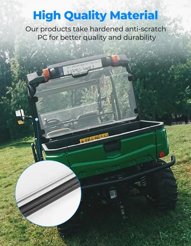 Miniatura 3 de KEMIMOTO Parabrisas Trasero Compatible con John Deere Gator XUV 550 560 590i 590E 590M RSX850i Sport Trail RSX860i No para Modelos S4 Ventana