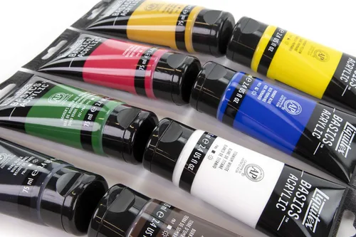 Miniatura 12 de Liquitex BASICS - Juego de pintura acrílica, juego de 8 tubos de 75ml (2.5 onzas)