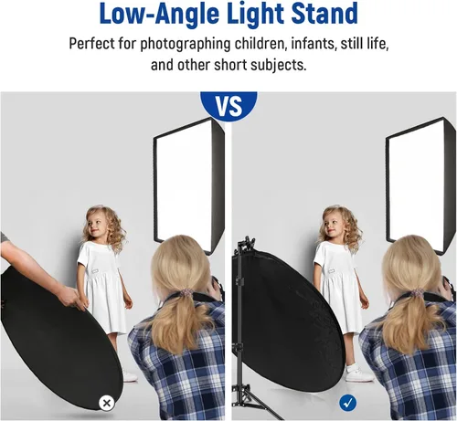 Miniatura 3 de NEEWER Kit de reflector de luz de 43"/110cm, reflector redondo plegable 5 en 1 (translúcido/plata/oro/blanco/negro), abrazadera de metal y soporte