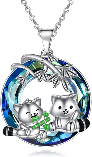 Pingüinosperezosospandasbúhospanda rojojirafagatosllamasdinosaurioosocerdo monoconejito de Pascua, regalos de pingüinos, plata de ley 925, joyería