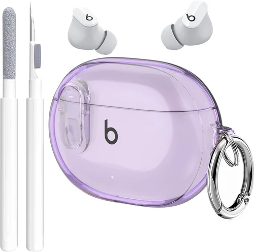 Miniatura 14 de Funda para Beats Studio Buds/Studio Buds Plus 2021/2023 con clip de cierre para hombres, GARTOO con kit de limpieza, funda protectora y lápiz