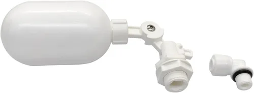 Miniatura 6 de Válvula de bola flotante de 1/4 de pulgada de conexión rápida de plástico ajustable tanque de agua válvula de control de nivel (paquete de 3)