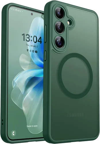 Miniatura 18 de CANSHN Funda diseñada para Samsung Galaxy A16-5G [protección completa de la cámara] [compatible con Magsafe] funda protectora trasera translúcida