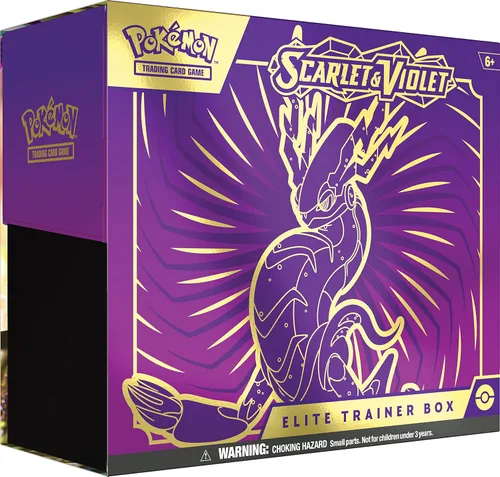 Miniatura 10 de Pokémon TCG: Estuche de Entrenador Élite Scarlet & Violet (Miraidon Púrpura o Koraidon Rojo, Color Aleatorio)
