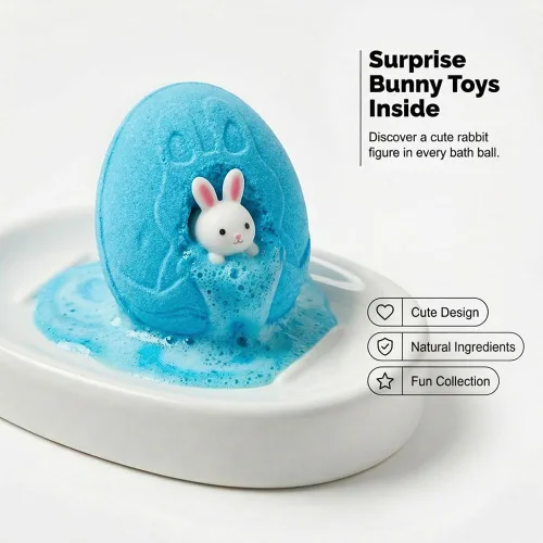 Miniatura 4 de 15 piezas de juguetes oceánicos de baño, caja de bolas de sal de baño, bombas de baño con sorpresa en el interior, bombas de baño de Pascua, bombas
