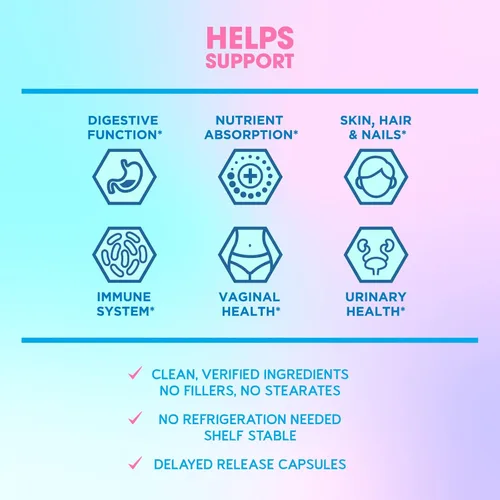 Miniatura 2 de BioEmblem Probióticos de belleza para mujeres, 35 mil millones de UFC, 14 cepas con biotina, colágeno, prebióticos para la salud digestiva, piel