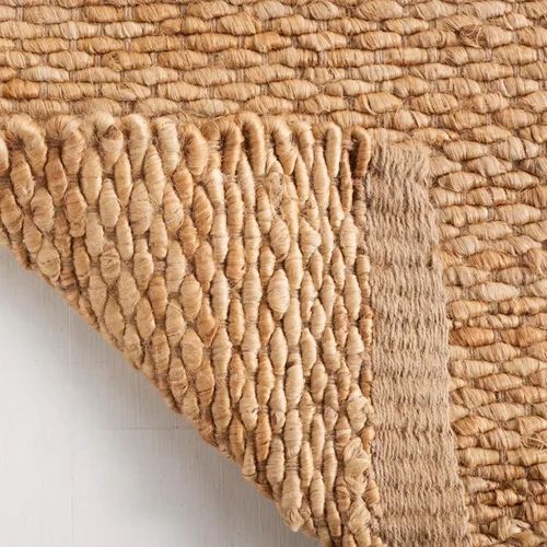 Miniatura 9 de Alfombra de área de yute natural tejido a mano Safavieh NF459A, de la colección de fibra natural (5 pies x 8 pies), Yute, Natural