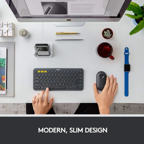 Miniatura 6 de Logitech Pebble i345 Ratón inalámbrico Bluetooth para iPad - Grafito