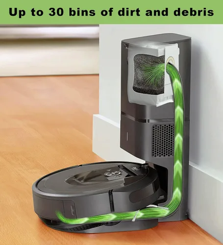 Miniatura 6 de Paquete de 10 bolsas de vacío compatibles con iRobot Roomba – i & s & j Series, bolsa de repuesto para iRobot Roomba
