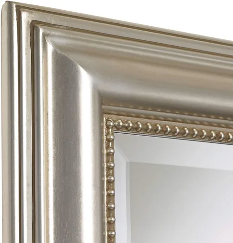 Miniatura 4 de Uttermost Stuart Silver Leaf - Espejo de pared (26 3/4 x 36 3/4 pulgadas)