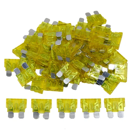 Miniatura 7 de (55 piezas) Fusible de hoja estándar de 40 amperios, fusible automotriz de 40 A para automóvil y camión