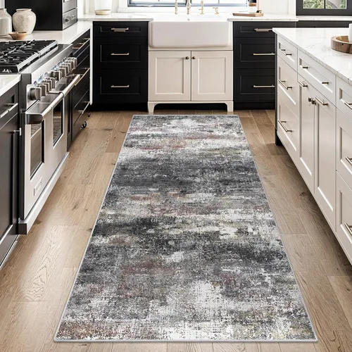 Miniatura 79 de BEIMO Alfombra de pasillo para cocina, alfombra lavable a máquina de 2 x 5 para entrada, alfombras modernas y abstractas suaves, cubierta de piso