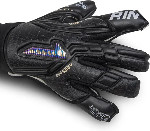 Miniatura 2 de Guantes Rinat SantoLoco PRO: Agarre de Látex AXG, Corte Ergoroll, Parte Trasera Acolchada, Cierre Ajustable de Rendimiento Élite Todo Clima.