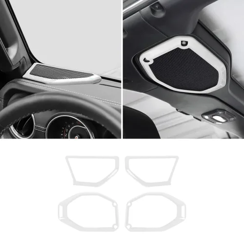 Miniatura 14 de RAZPOY Para JL 4 piezas una cubierta de altavoz de pilar para altavoz de techo, ajuste de audio compatible con Jeep Wrangler JL JLU y Gladiator JT