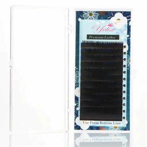 Miniatura 2 de Extensiones de pestañas individuales sedosas mate, suaves y naturales, pestañas de visón falso, rizo D, 0.003 in de grosor, 100% hechas a mano D Curl