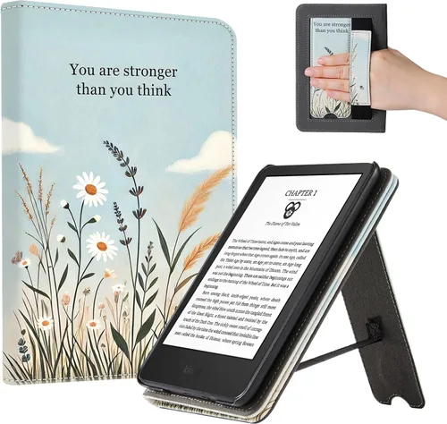 Miniatura 22 de CoBak Case for 6" E-Reader - PU Leather Smart Cover with Auto Sleep/Wake & Hand Strap