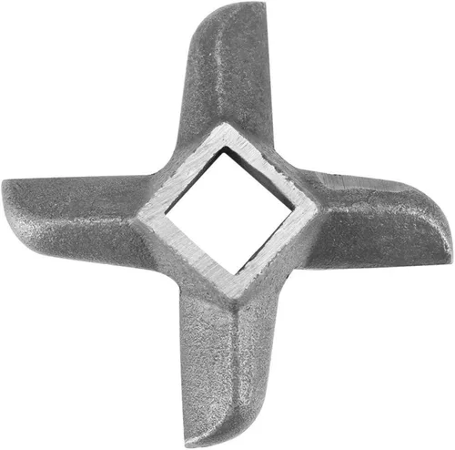 Cuchilla para picadora de carne, acero universal en forma de cruz profesional para cocina, picadoras de alimentos, pieza de repuesto (# 10)