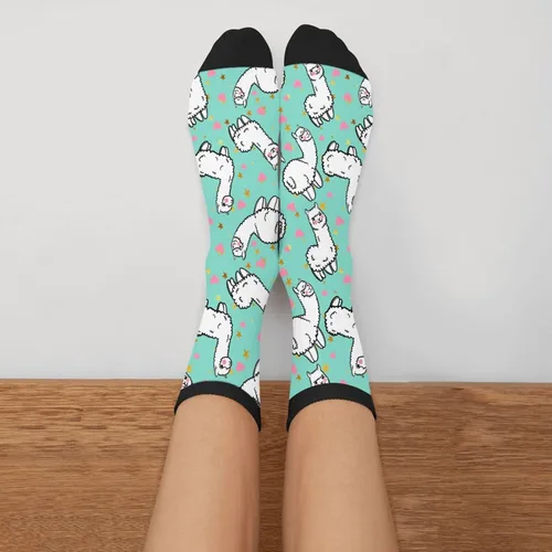 Miniatura 4 de Calcetines de vestir de pato novedosos calcetines casuales a media pantorrilla, divertidos calcetines lindos para mujeres y hombres
