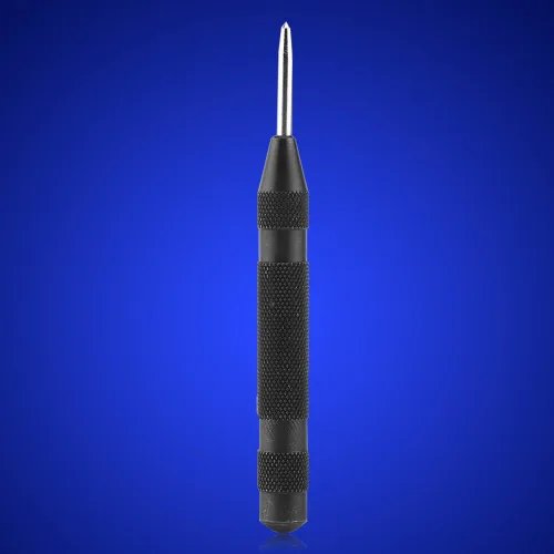 Miniatura 4 de Perforadora automática para agujero central, perforadora central de 5 pulgadas con resorte de impacto ajustable, herramienta manual para metal