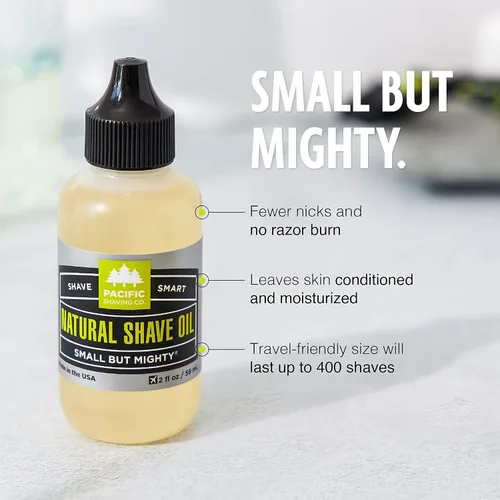 Miniatura 2 de Pacific Shaving Company Aceite de afeitado natural: ayuda a eliminar manchas y quemaduras de afeitar, calma e hidrata la piel, reduce la irritación