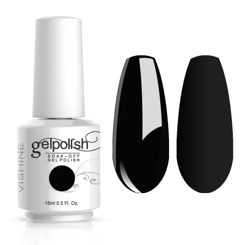 Miniatura 28 de Vishine 15ml de esmalte de uñas en gel blanco lechoso transparente, color desnudo, con acabado de gel de cristal, para quitar con lámpara UV o LED