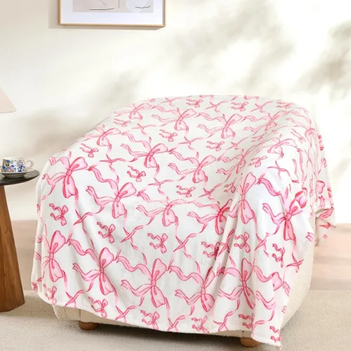 Miniatura 43 de Manta de Tiro de Piel Sintética Color Hueso para Sofá, Manta Suave y Esponjosa de Burbujas para Cama y Sofá, Manta Gruesa y Cálida de Felpa Difusa
