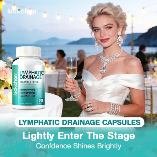 Miniatura 5 de Suplementos de drenaje linfático, suplemento herbario natural para la salud inmunológica y equilibrio de líquidos, con equinácea, diente de león, 90