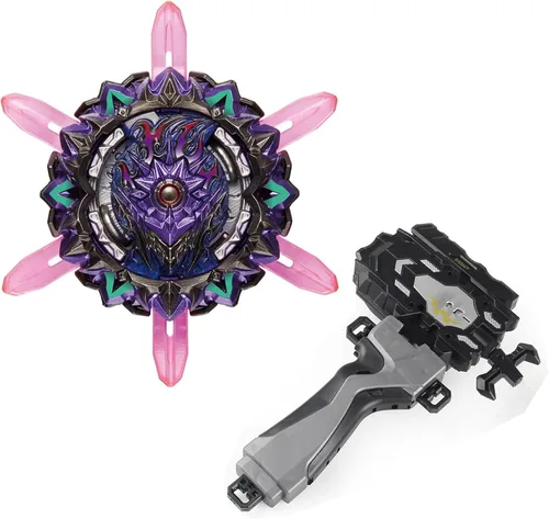 Miniatura 5 de Gyro Battling Tops Burst SuperKing, juego de batalla de lanzador de giroscopios y agarre giro derecho sistema de capas DB, juego de juguetes