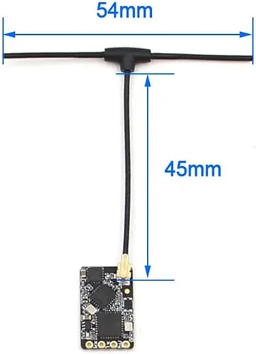 Miniatura 2 de SPARKHOBBY BAYCK ELRS 915MHz / 2.4GHz Nano ExpressLRS Receptor con Antena Tipo T Soporte Actualización para RC FPV Traversing Drones Piezas