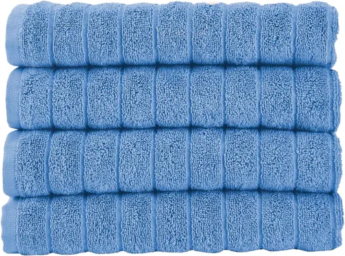 Miniatura 49 de Classic Turkish Towels - Juego de toallas de baño de algodón extragrande de alta calidad, gruesas y absorbentes, toallas de baño de lujo acanaladas